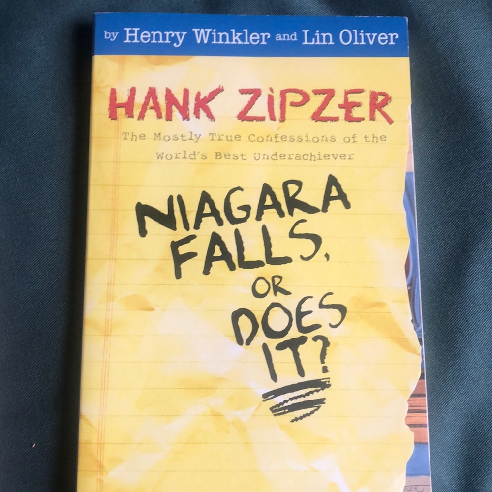 Book- Hank Zipzer, the World's Greatest Underachiever Niagara Falls, or Does It?